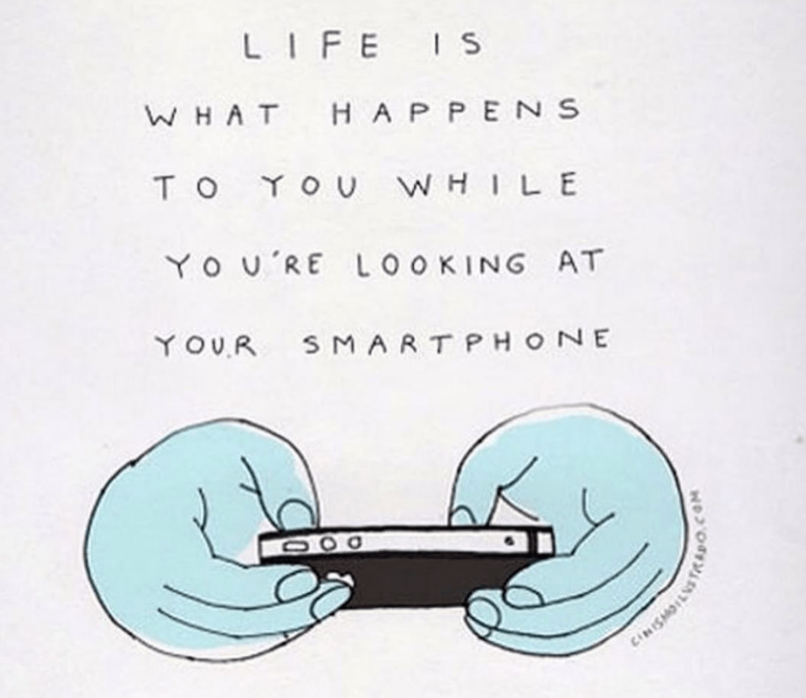 and start being present